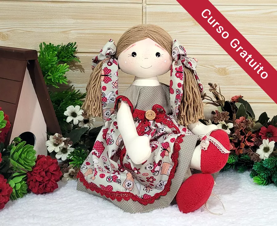 Curso Gratuito: Boneca Olga - Maria Flor Ateliê